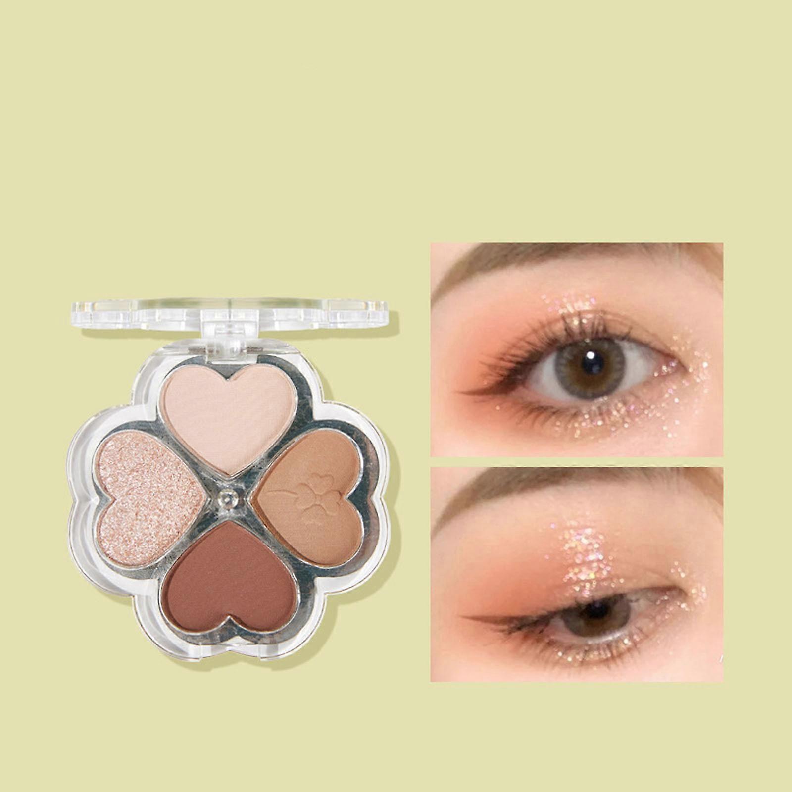Eye Shadow Pallets For Women Four-color Daily Makeup Matte Pearlescent