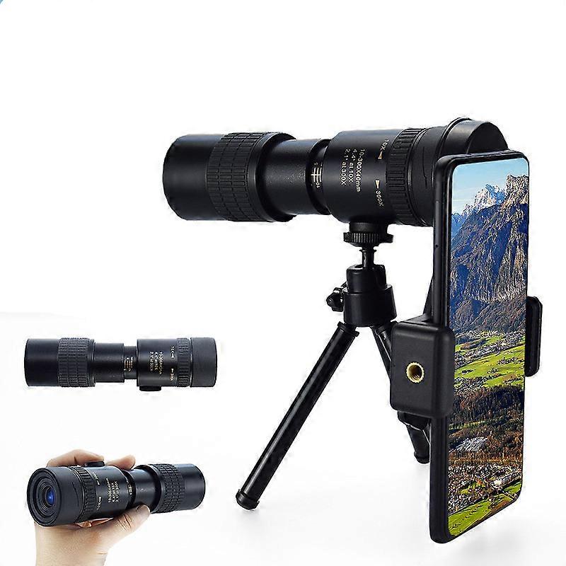 Monocular Telescope Mobile Phone Photo 10-30X30 High-Definition Telescopic Zoom Mini Binoculars