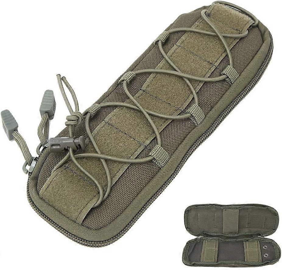 Outdoor Knife Roll Bag (Green), Portable Knife Bag Storage Tote with Shoulder Strap, Green, Suitable for Outdoor Camping