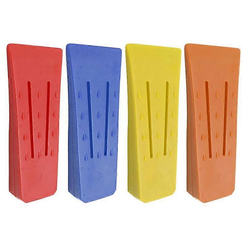 Cuneo di abbattimento in plastica, confezione da 4 cunei forestali in ABS resistente agli urti e al freddo, motosega a colonna di taglio a caduta