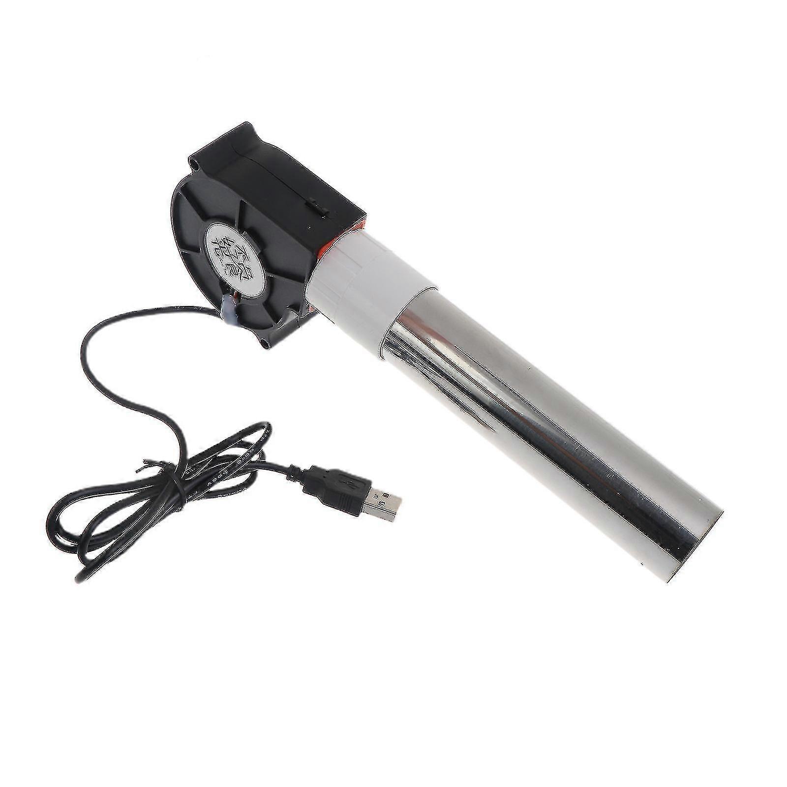 5V USB الهواء منفاخ شواء الخشب موقد في الهواء الطلق المحمول المحمولة USB مروحة الشواء