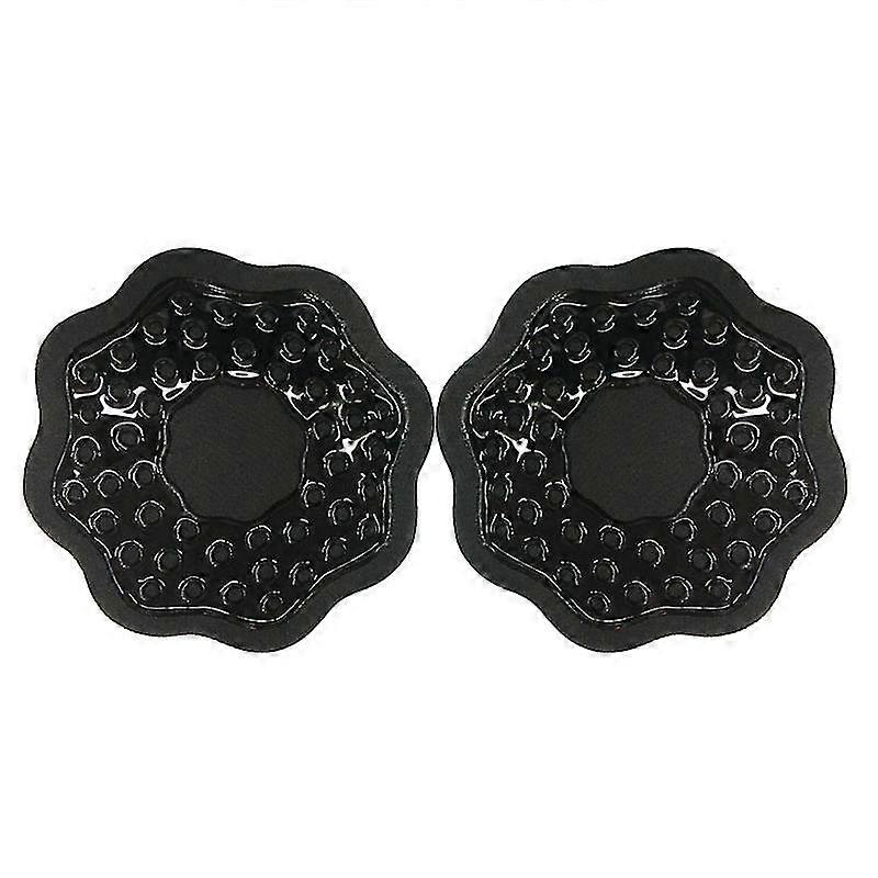 Silicone adhesive bras breast stickersD Black)