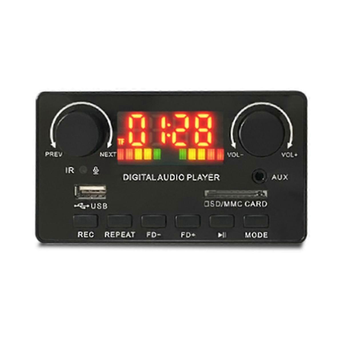 Bluetooth Power Amplifier Board 2x40w Car Audio Mp3 Decoder Stereo Music Amplifier Bluetooth Module