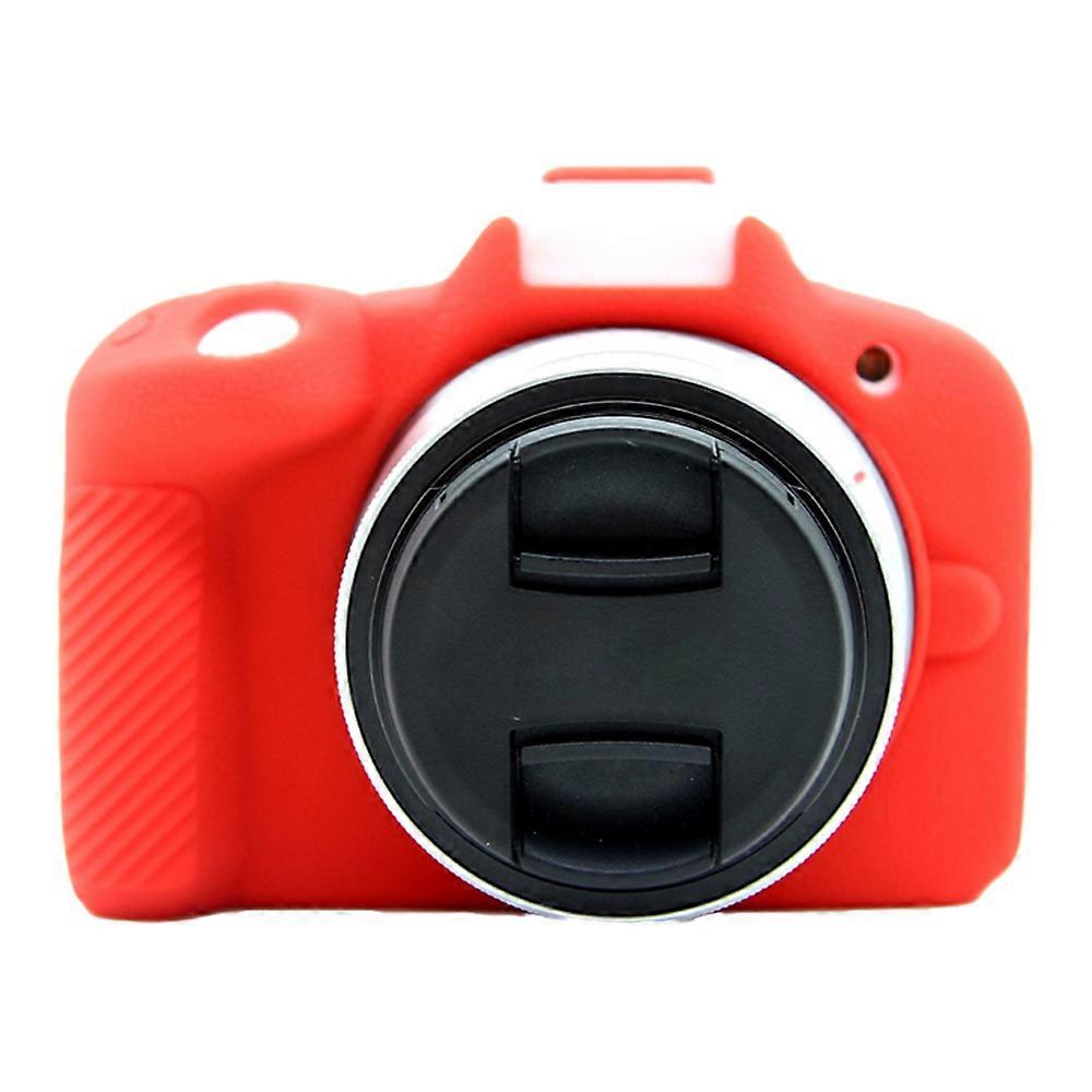 Soft Silicone Camera Anti-drop Sleeve Case For Canon EOS R50, Litchi Texture Protective Cover
