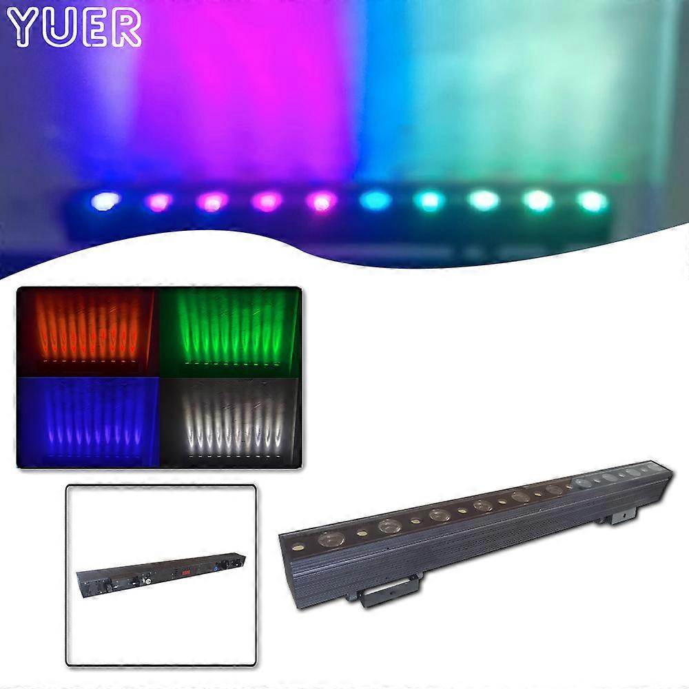 NOU 10X15W RGBW Wall Washer Light DMX512 4/6/10/69CH Strobe Dyeing Beam 3IN1 Efect Lumină pentru DJ Disco Stage Petrecere de nuntă
