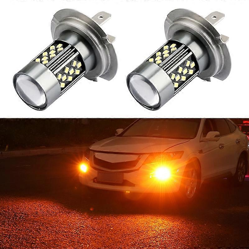 1 Pair H7 12V 7W Strobe Car LED Fog Light