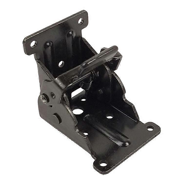 Folding Bracket Extra Thick Steel Plate Shelf Bracket Supporter Foldable Bracket with Screws(2pcs, black)