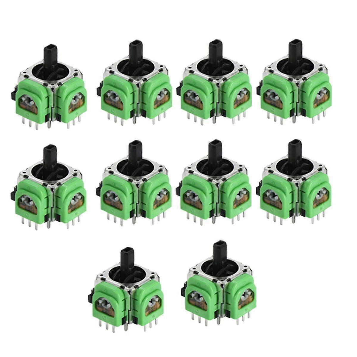 10PCS for Hall Electromagnetic Joystick Gen 3 Adjustable Hall 3D Joystick for Game Console Repair A