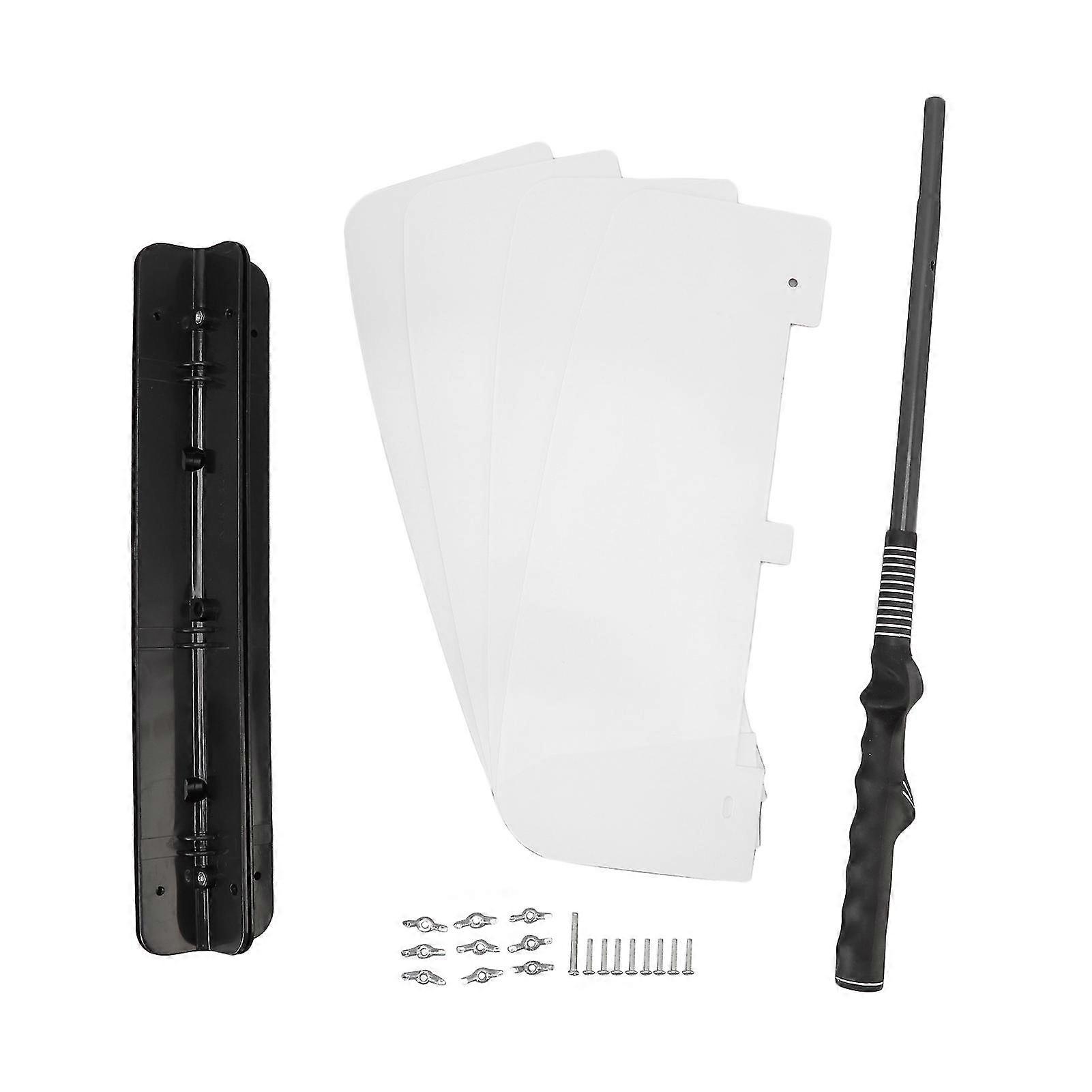 Golf Swing Power Fan Trainer with V-Shaped Fan Blades, Non-Slip Grip for Swing Accuracy and Distance