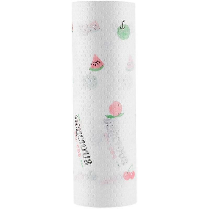Kit Non-woven Fa Absorbent Non-stick Oil Dry And Wet Dual-use Towels In A Roll Of 50 Pcs