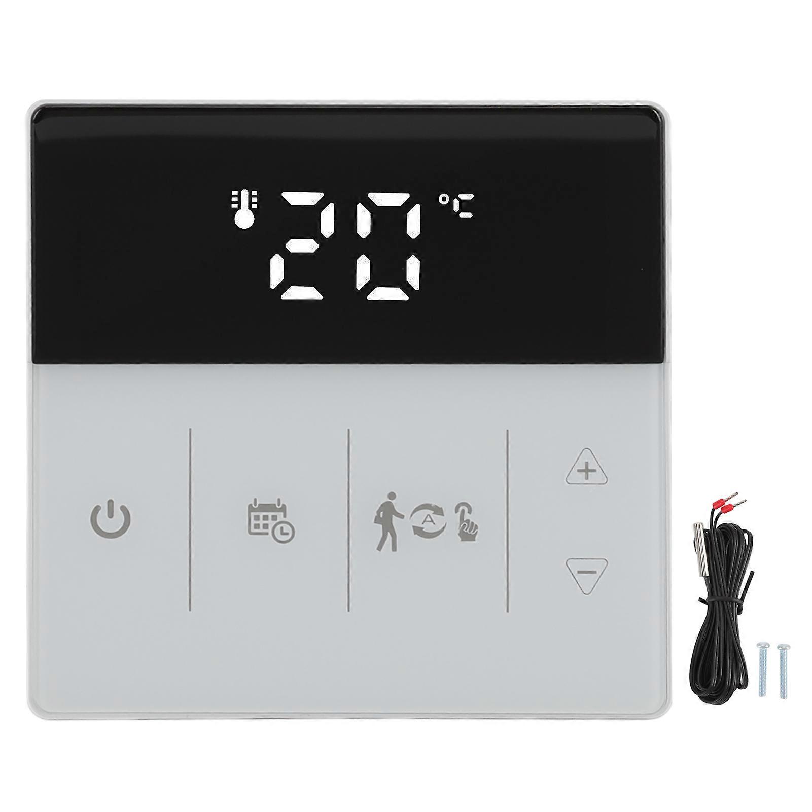 WIFI Thermostat Digital Touch Screen Phone APP Voice Control Smart Thermostat for Home Hotel