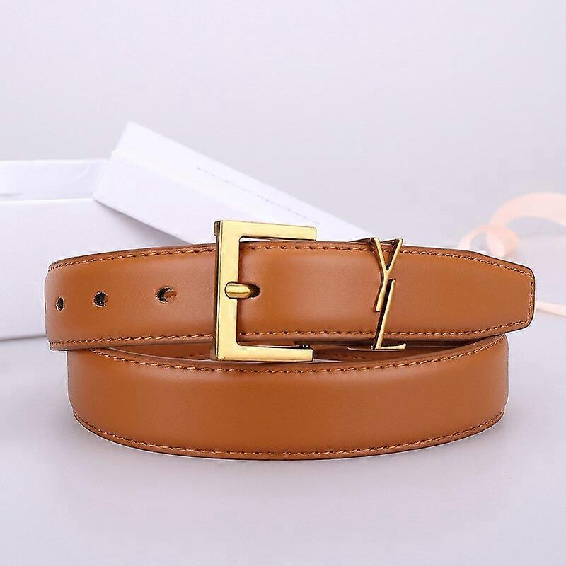 New Women's Belt Needle Buckle Designer Black Luxury Belt Cowhide Versatile Simple Jeans Suit Casual Pants Decorative BeltBelts