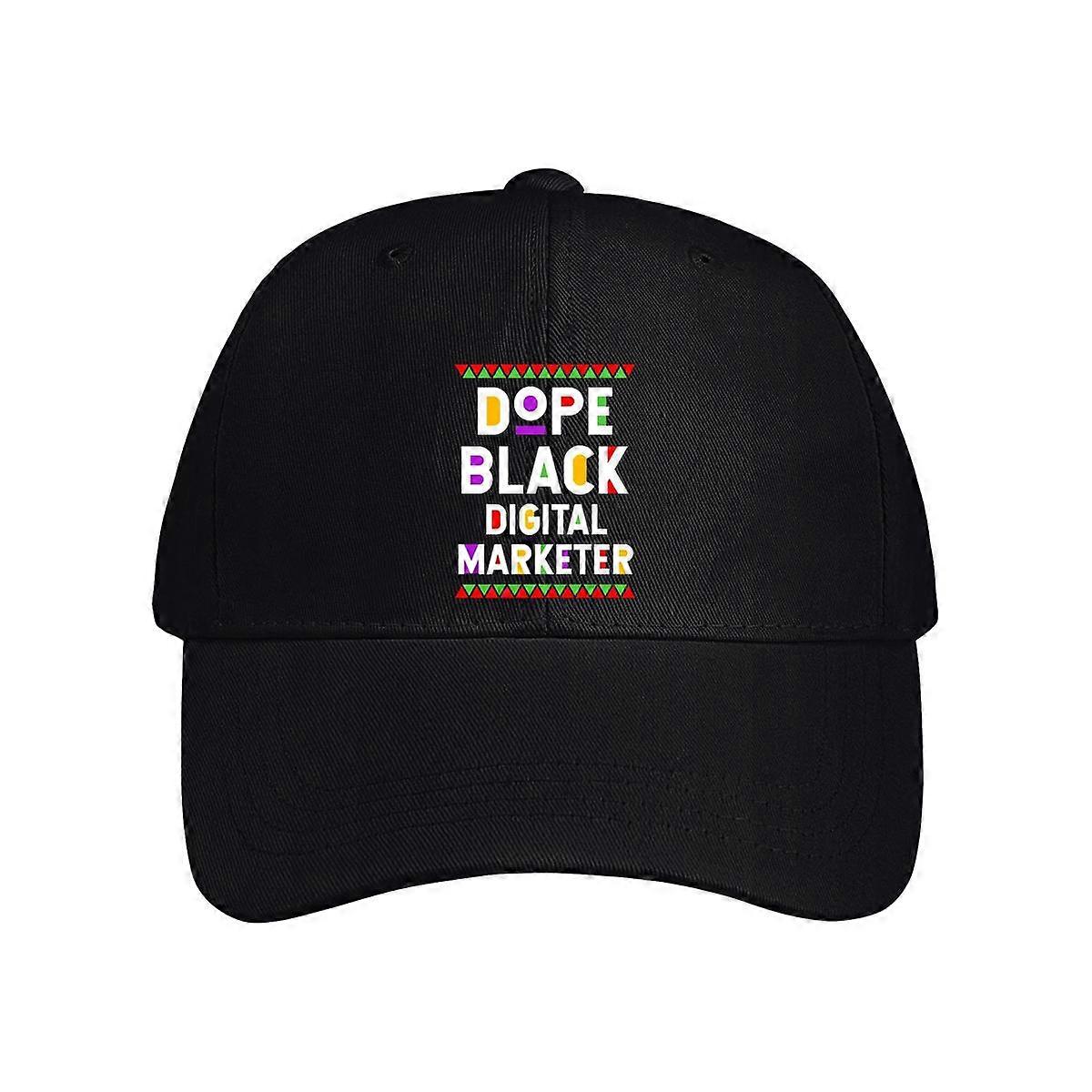 Dope Black Digital Marketer Baseball Cap