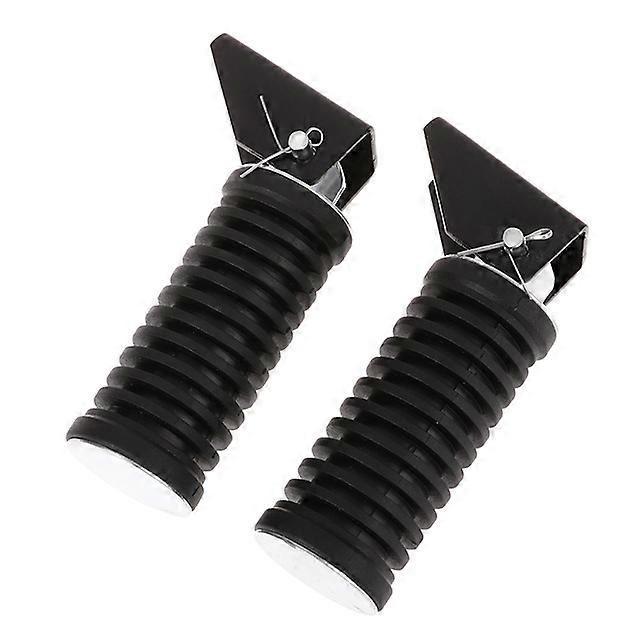 1 Pair Motorcycle Foot Pegs Universal Motorcycle Footpeg Bracket For GS125 GN125 Footrest Pedals For Most Motorcycle