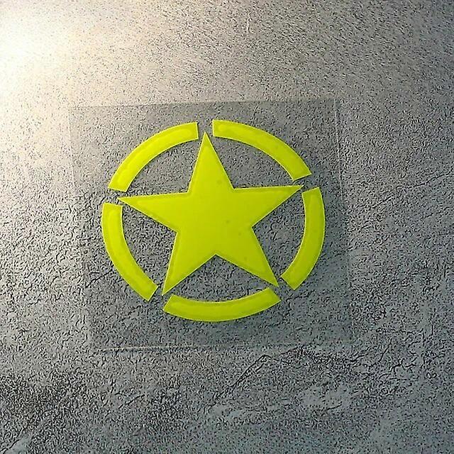 Army Five-pointed Star Refit Stickers Motorcycle Body Creative Logo Racing Helmet Fender Tank Bumper Waterproof Military DecalsVehicle Wraps