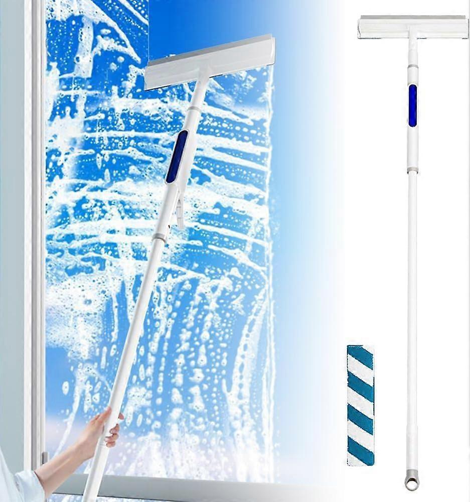 Squeegee for Window Cleaning with Spray, 2024 New Dual Side Mist Retractable Window Cleaner