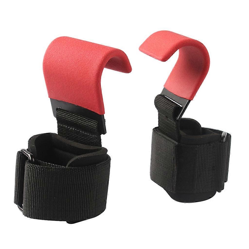 Weight Lifting Hooks Wrist Wraps Power Weight Lifting Training Grips Strap