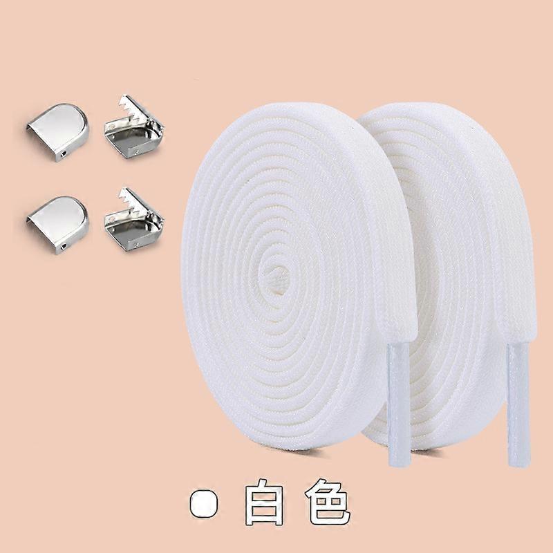 Elastic shoelaces, no tying required, with metal buckle, 1M