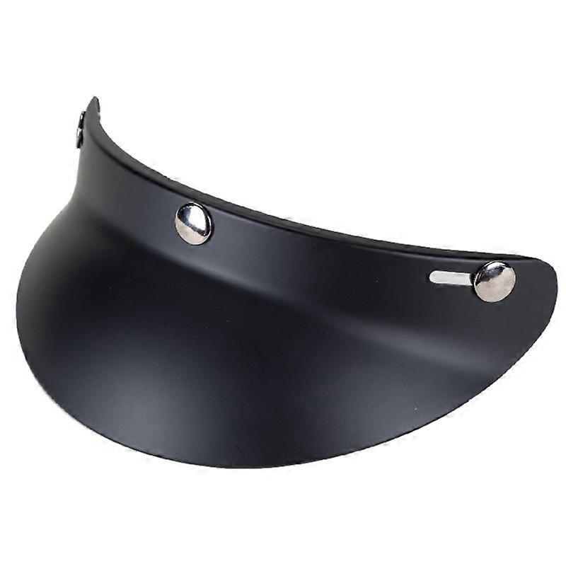3-Snap Helmet Peak Lens Sun Shade Protector for 3/4 Open Face Helmet Visor