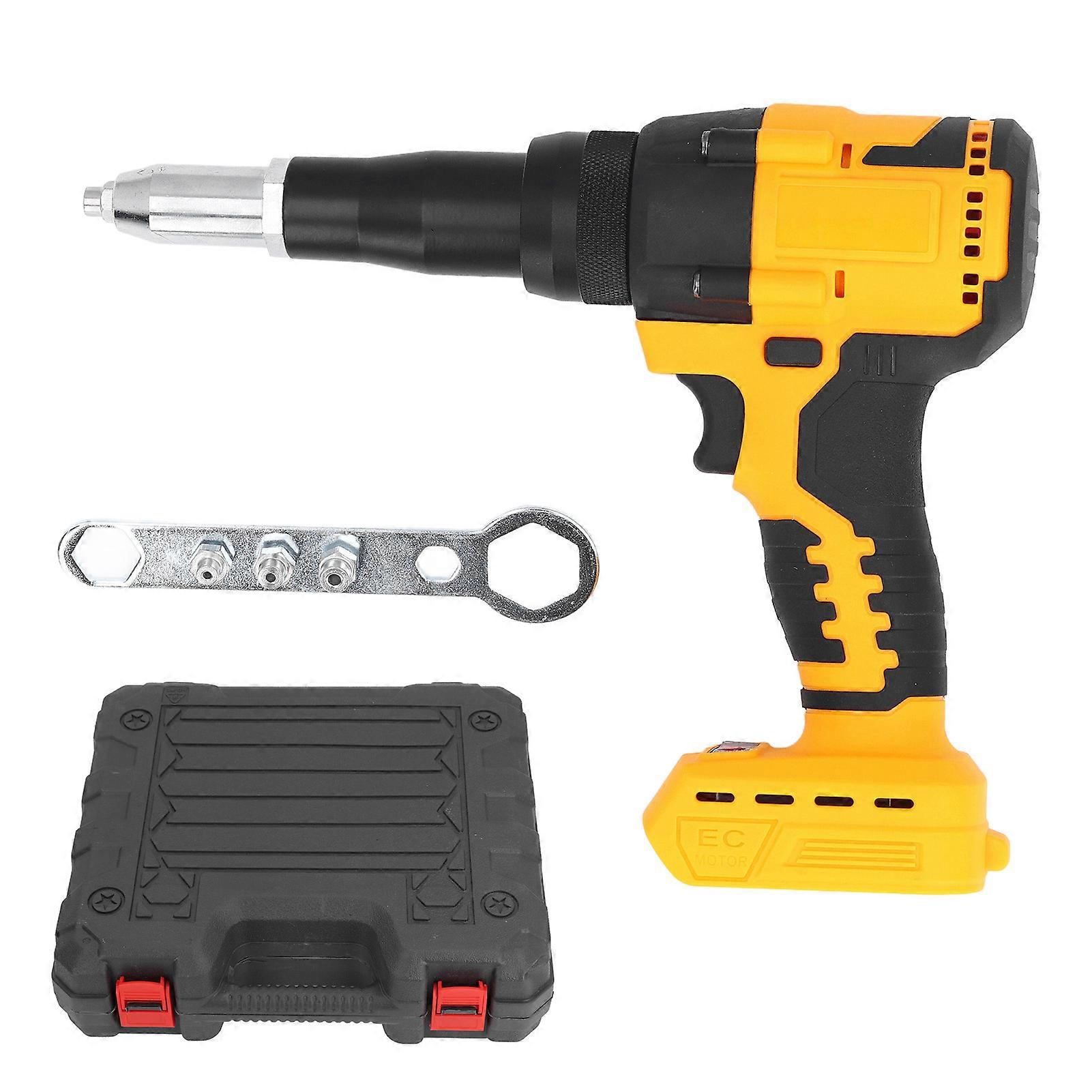 Cordless Riveter 3.2-4.8mm Automatic Brushless Electric Rivet Gun with LED Light for 20V Battery DCB206 DCB207 DCB208