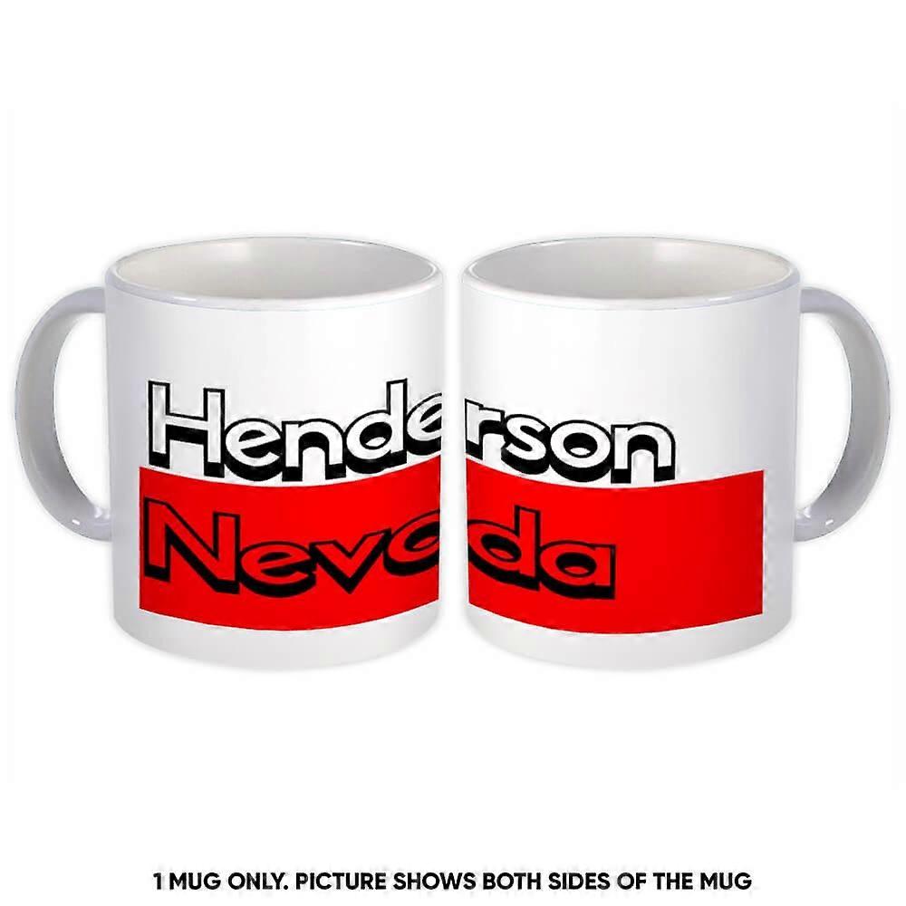 Gift Mug: Henderson Nevada Rectangle