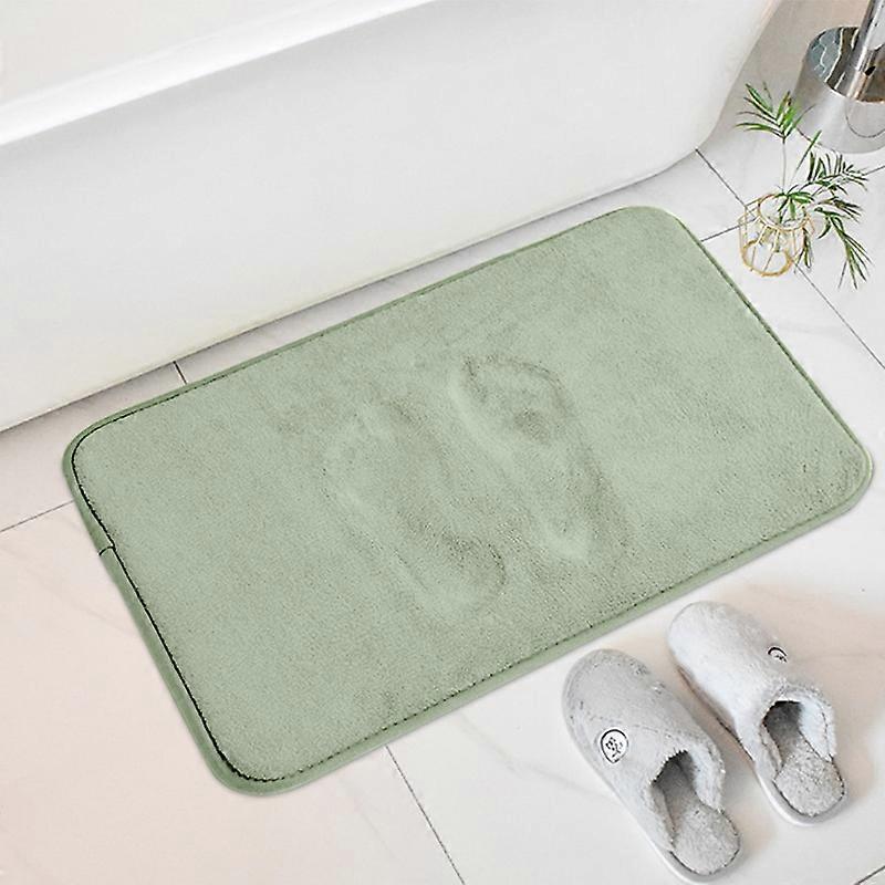 Soft Bath Mat Memory Foam Doormat Non-slip Entrance Bathroom Mats Rectangular Kitchen Area Rug Super Absorbent Carpet
