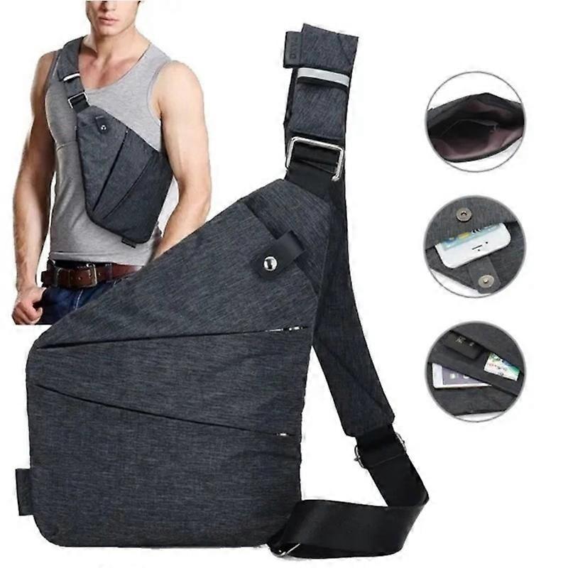 Men One Shoulder Anti-theft Bag(left shoulder or right shoulder)