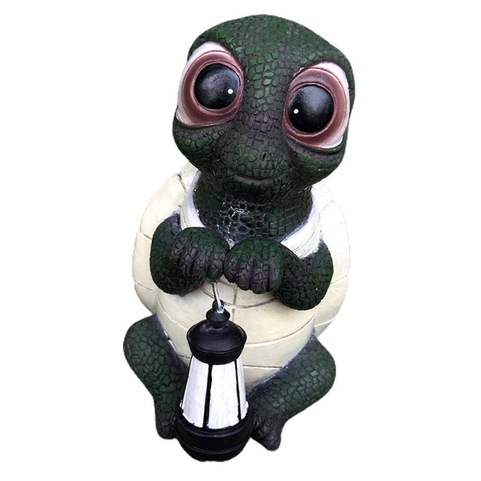 Tortoise Statue Multi-color Ornamental Full of Vitality Tortoise Resin Statue Garden Decoration for Garden XH