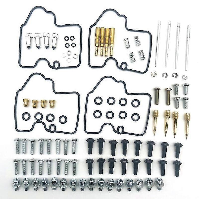 4 Set Carburetor Rebuild Kit Carburetor Repair Kit For Yzf R6 600 1999-2002