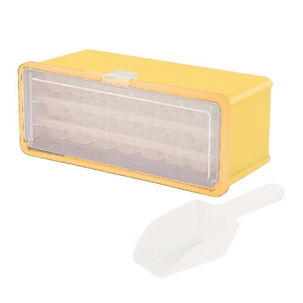 Isbitbrickor med lock och soptunna