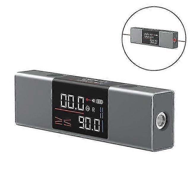 Naiwang Protractor Measure Ruler Type-c Charging Digital Tool Grey