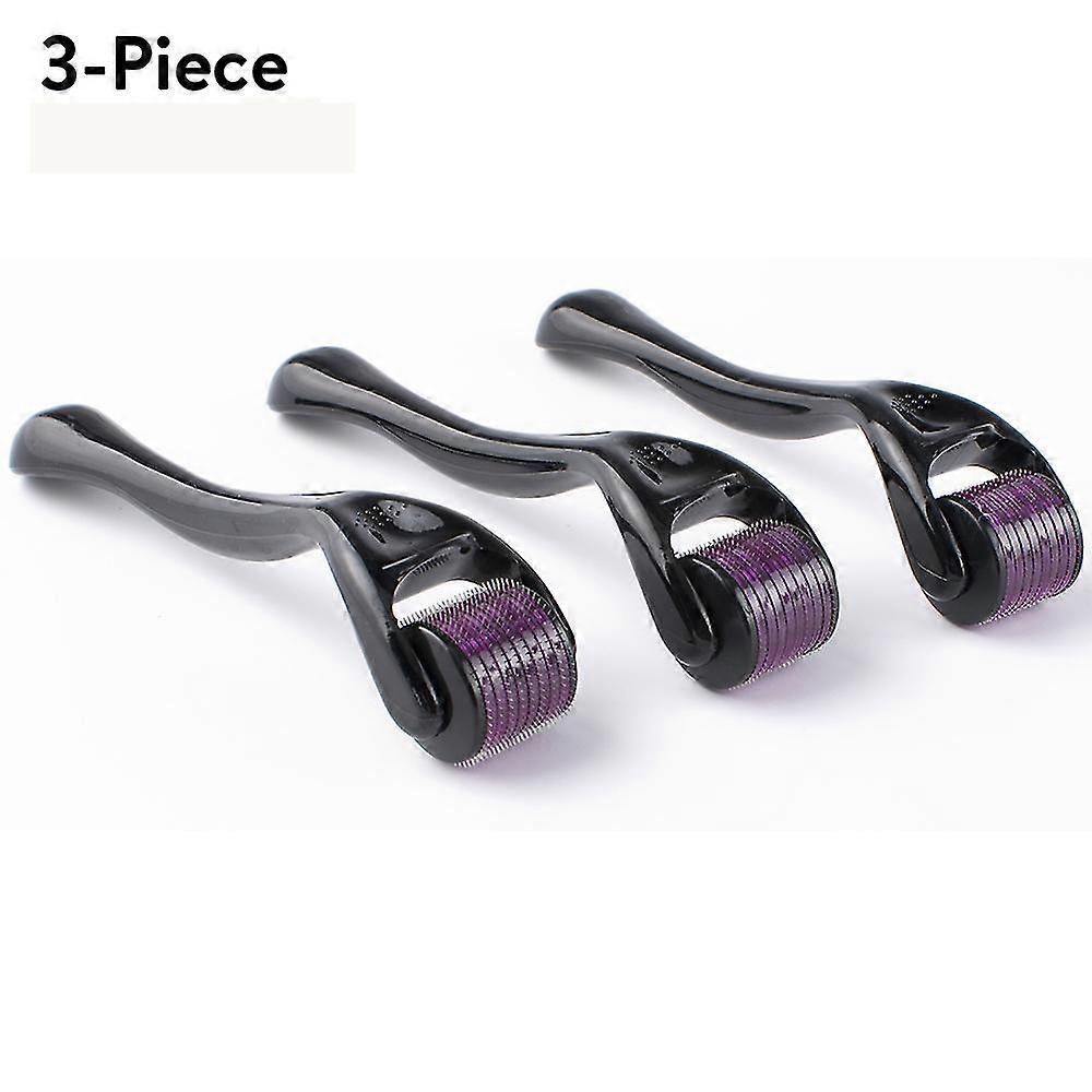 3pcs Derma Roller Micro Needles Set, Titanium Micro Needling Roller