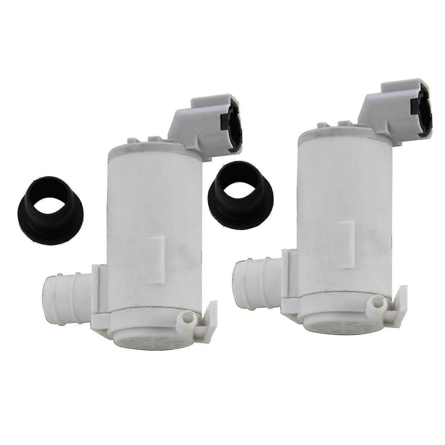 2pcs Windshield Washer Pump Motor Front Rear For Patrol Y61 1998-2004 Iv 4-yu