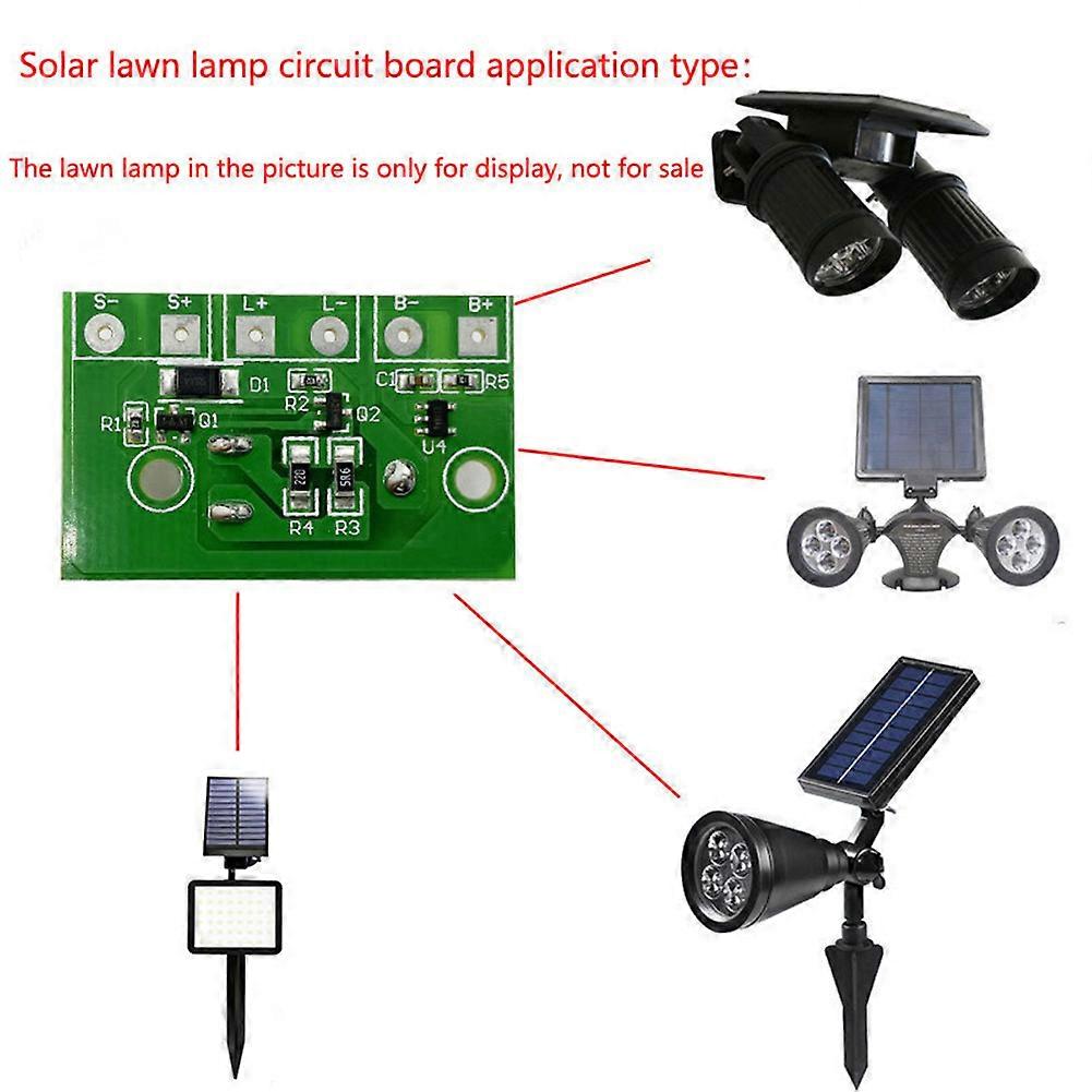 37V Solar Controller LED Lantern Light Control Circuit Board Photo Induction Solar Lamp Lithium Battery Controller Module