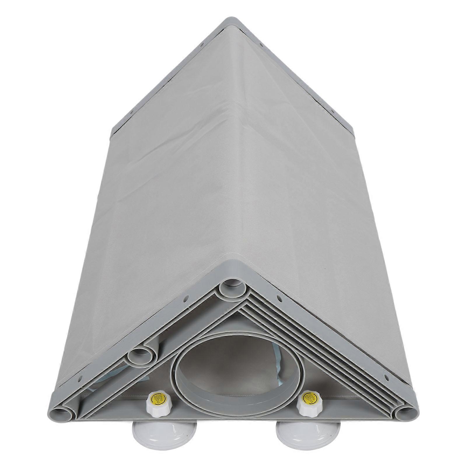 Foldable Cat Window Perch Space Saving Solid Frame Hanging Window Cat Hammock Bed with Suction Cups for Balcony Large 64.5x33x33cm/25.4x13x13in 