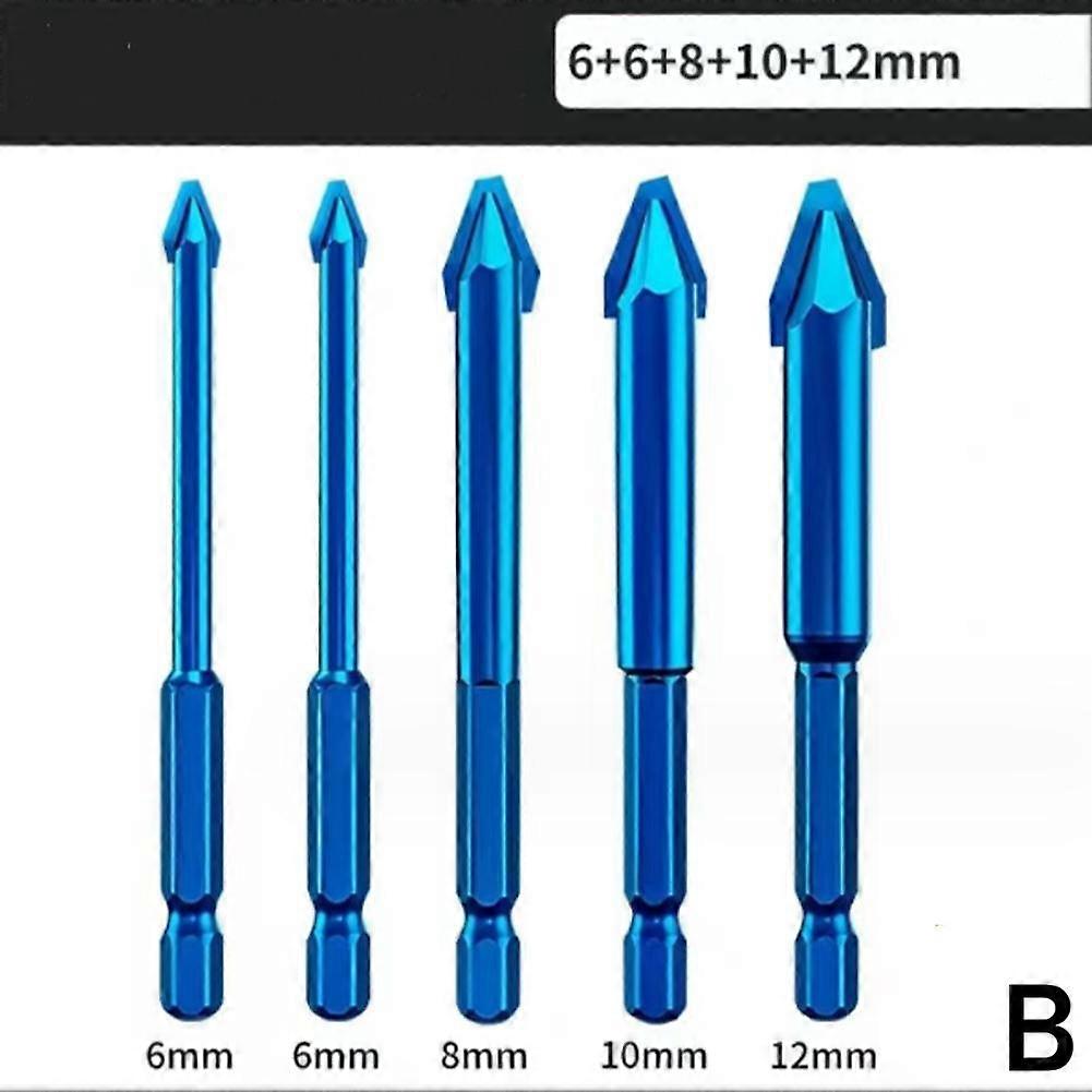 Novel Design Twist Eccentric Drill Bits 3/4/5pcs