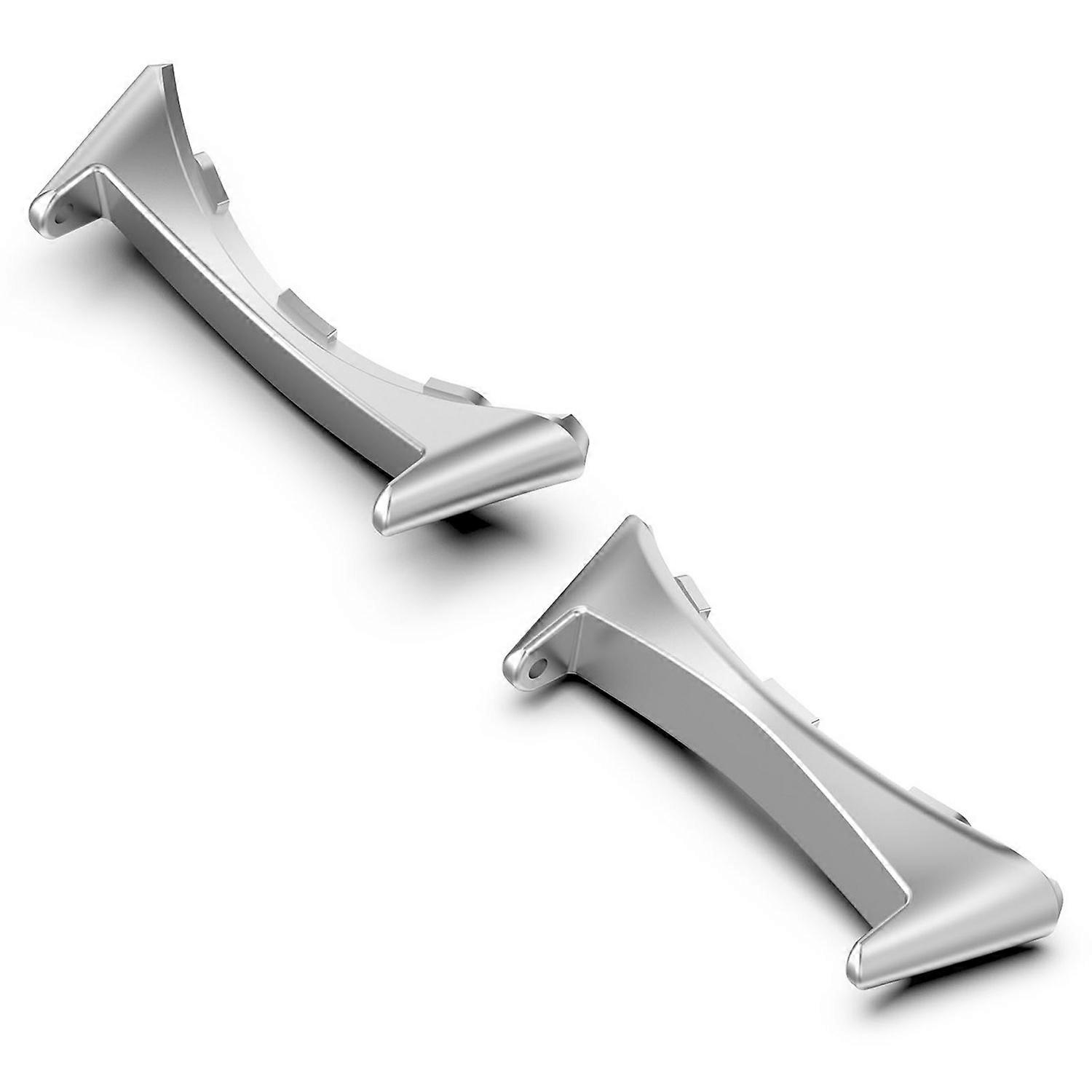 1 Pair Wristband Connector for Google Pixel Watch 3 45mm Metal Adapter (Inner Length: 22mm) - Silver