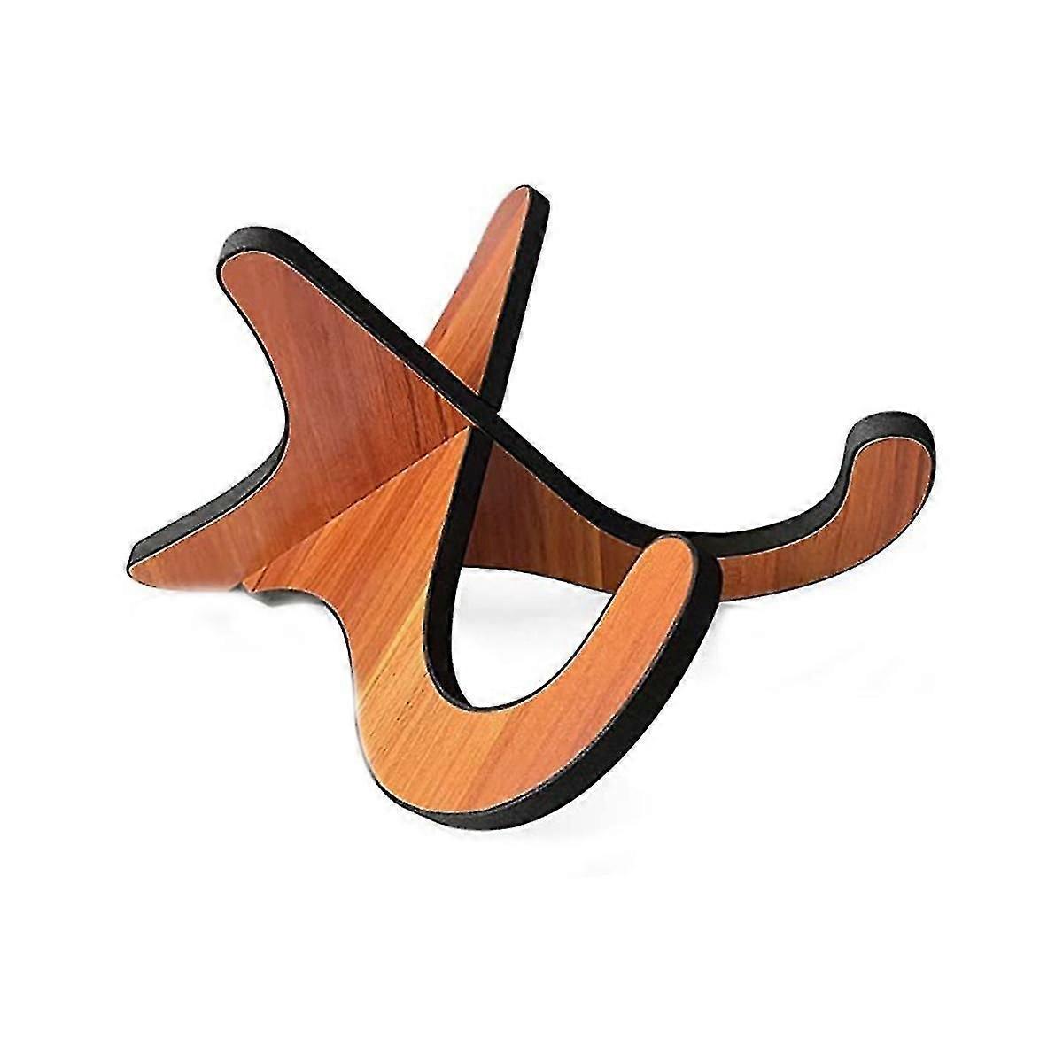 Wooden Stand X Frame Style Portable String Instrument Stand With Soft Rubber Cover For Acoustic Cla