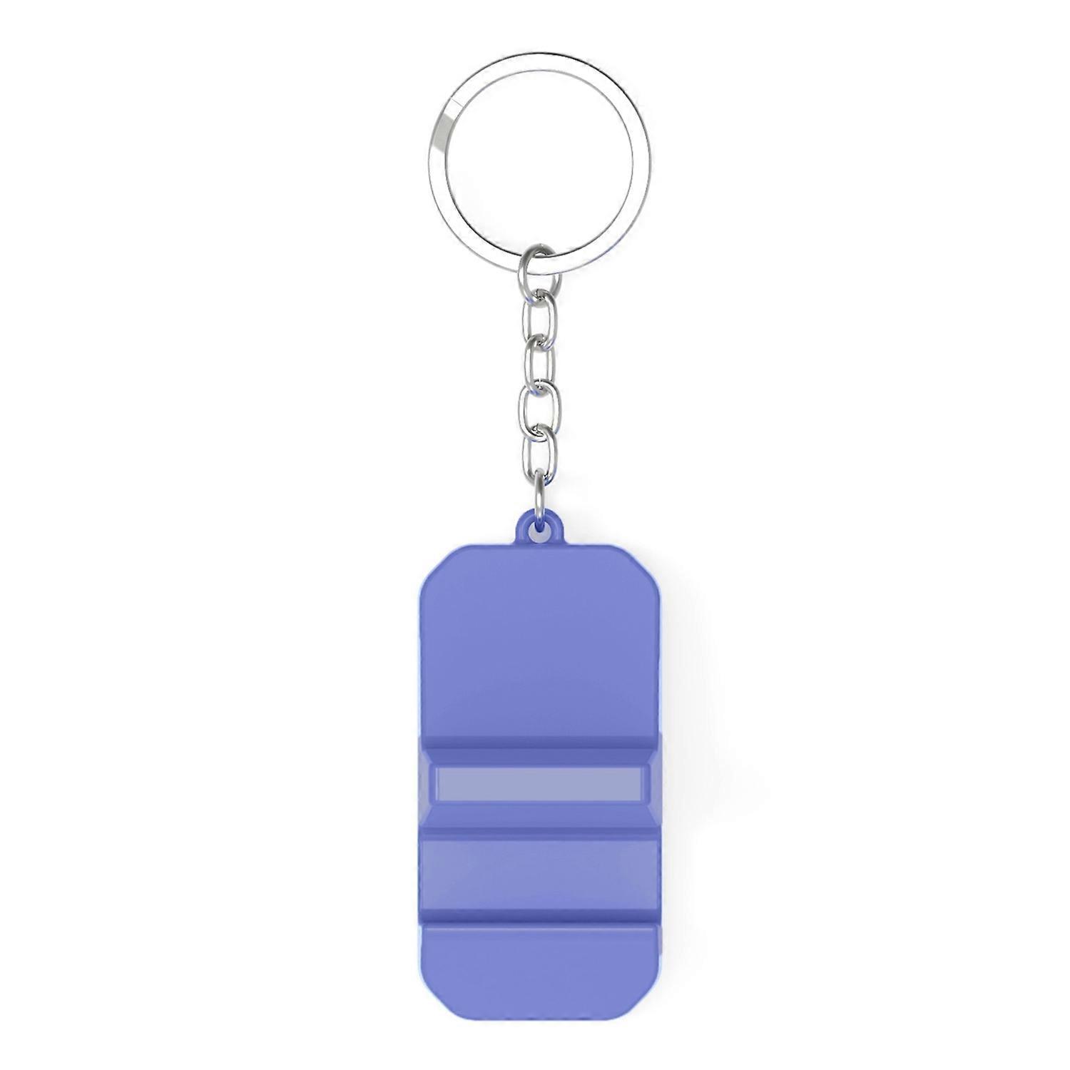 Phone Bracket Portable Stable Support with Keychain Ring Mobile Phone Stand Desktop Mini Portable