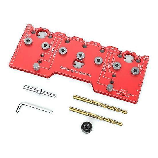Cabinet Adjustable Shelf Jig Drill Guide Rustproof Corrosion Resistant High Accuracy