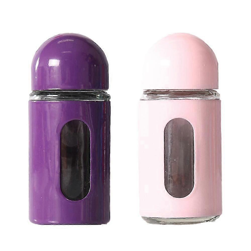 Glass Salt And Pepper Shakers With Adjustable Pour Holes - Stainless Steel  Salt Shaker And Pepper Shaker, image size:1000x1000
