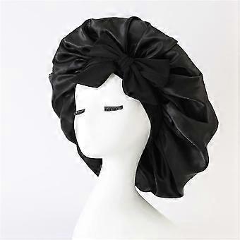 Silk Bonnet for Sleeping Women Satin Bonnet Hair Bonnet Large Bonnet night sleep cap scarf wrap for curly hair with tie band