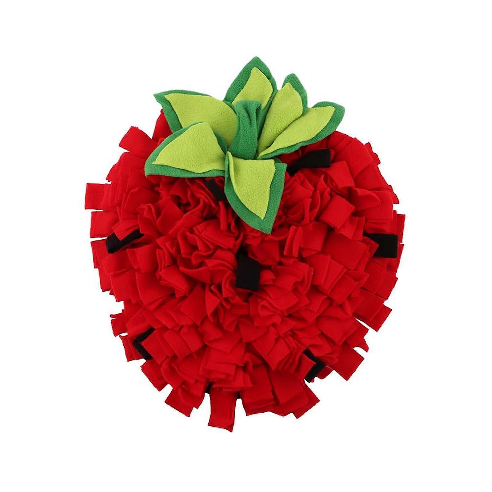 Strawberry Snuffle Mat for Dogs and Cats - Interactive Feeding Mat for Training and Stress Relief Suitable for All Breeds