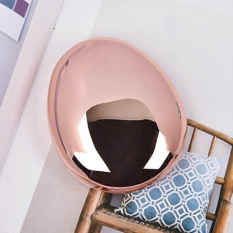 Electroplated contact lens case  rose gold