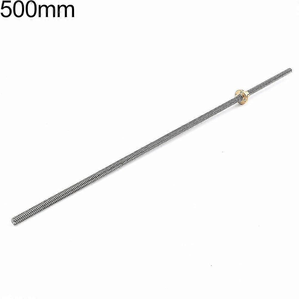 150-500mm 3D Printer T8 Stepper Trapezoidal Acme Thread Lead Screw Rod with Nut