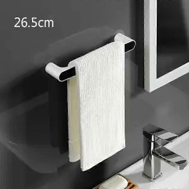 Towel Rack Free Punch Toilet Bathroom Suction Cup Hanger Bath Towel Shelf Nordic Simple Creative Single Bar Towel Bar