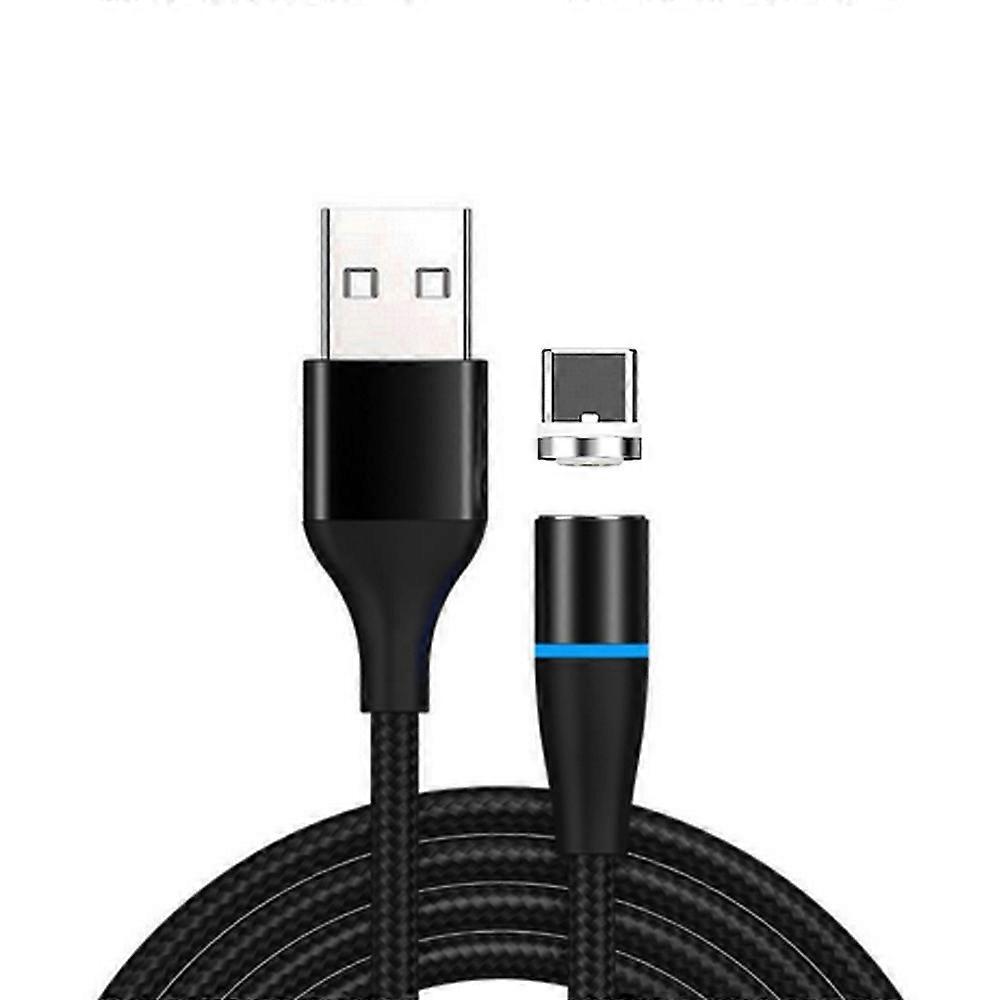 3A USB to USB-C / Type-C Fast Charging + 480Mbps Data Transmission Mobile Phone Magnetic Suction Fast Charging Data Cable, Cable Length: 1m