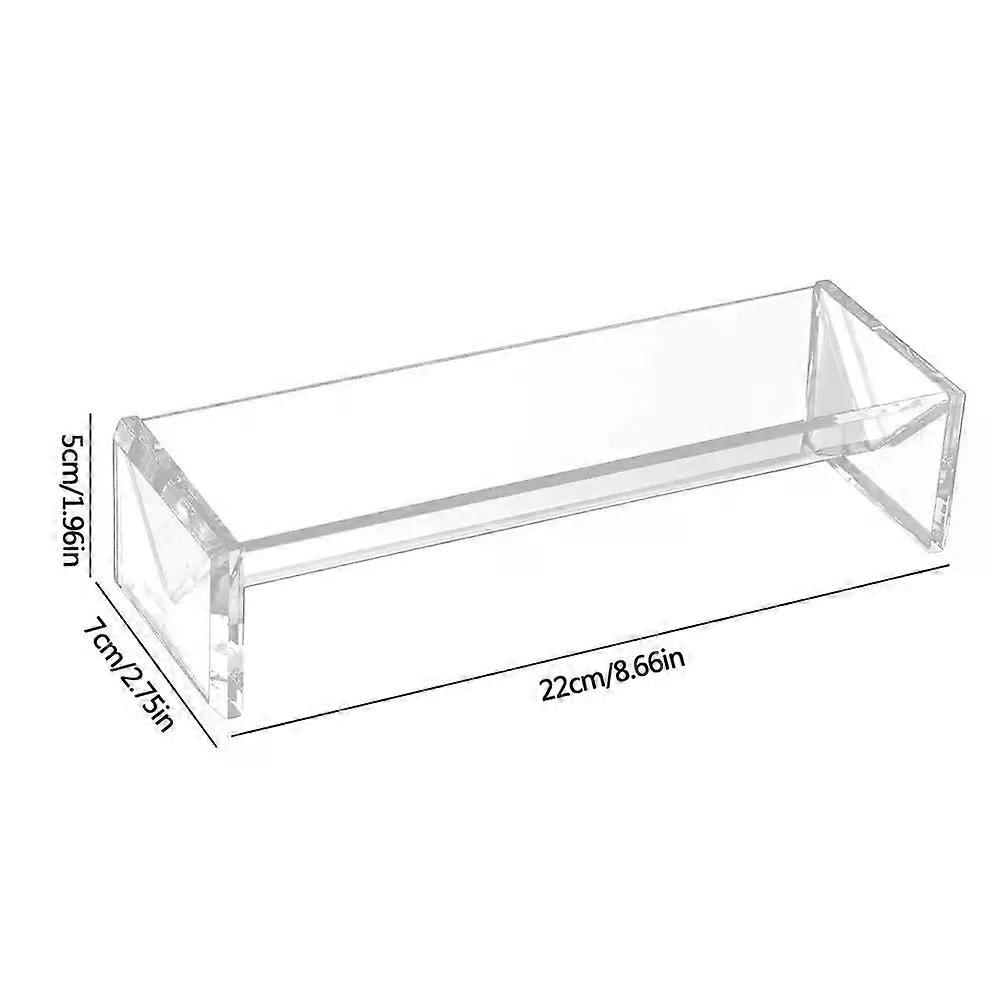 Clear Cracker Tray Acrylic Rectangular Cracker Holder Biscuit Serving Tray Food Display Stands Party Appetizer Serving Tray