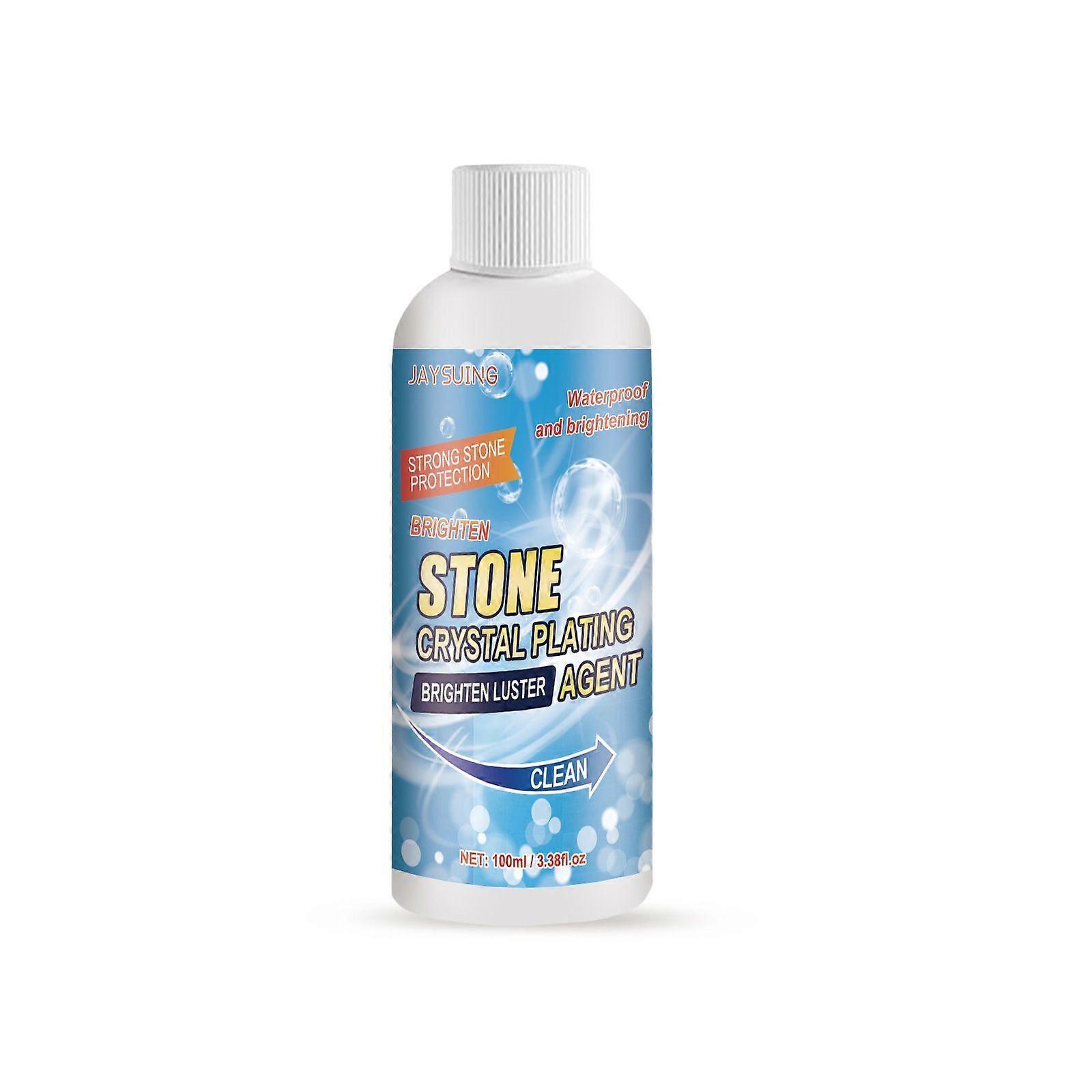 Stone Crystal Plating Agent, Kitchen Quartz Tile Countertop Scratch Repair Cleaning Stain Brightener