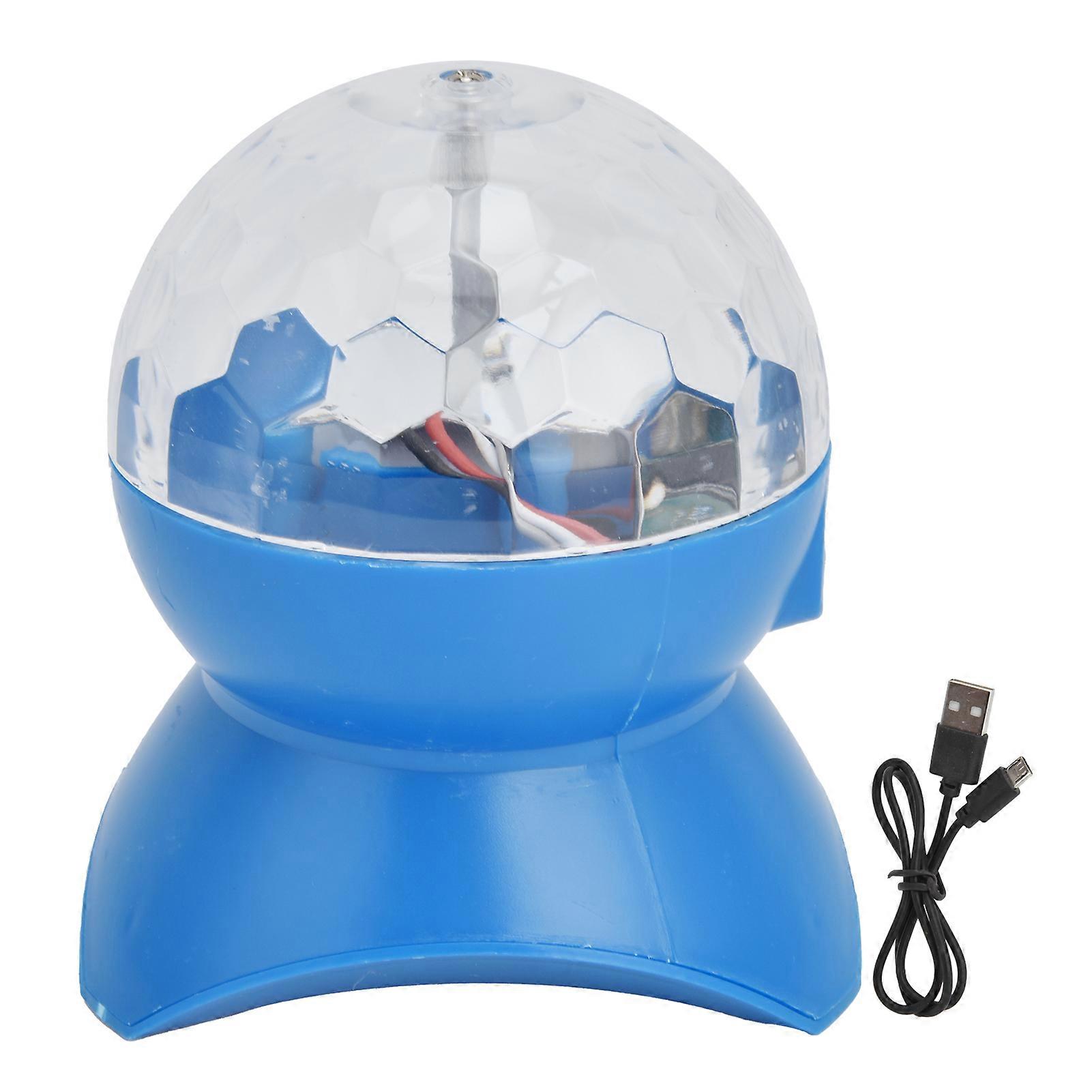 RGB LED Star Projector Lamp 360-Degree Auto Rotating, USB Music Night Light, Multicolor Star Projection, Decorative Lamp